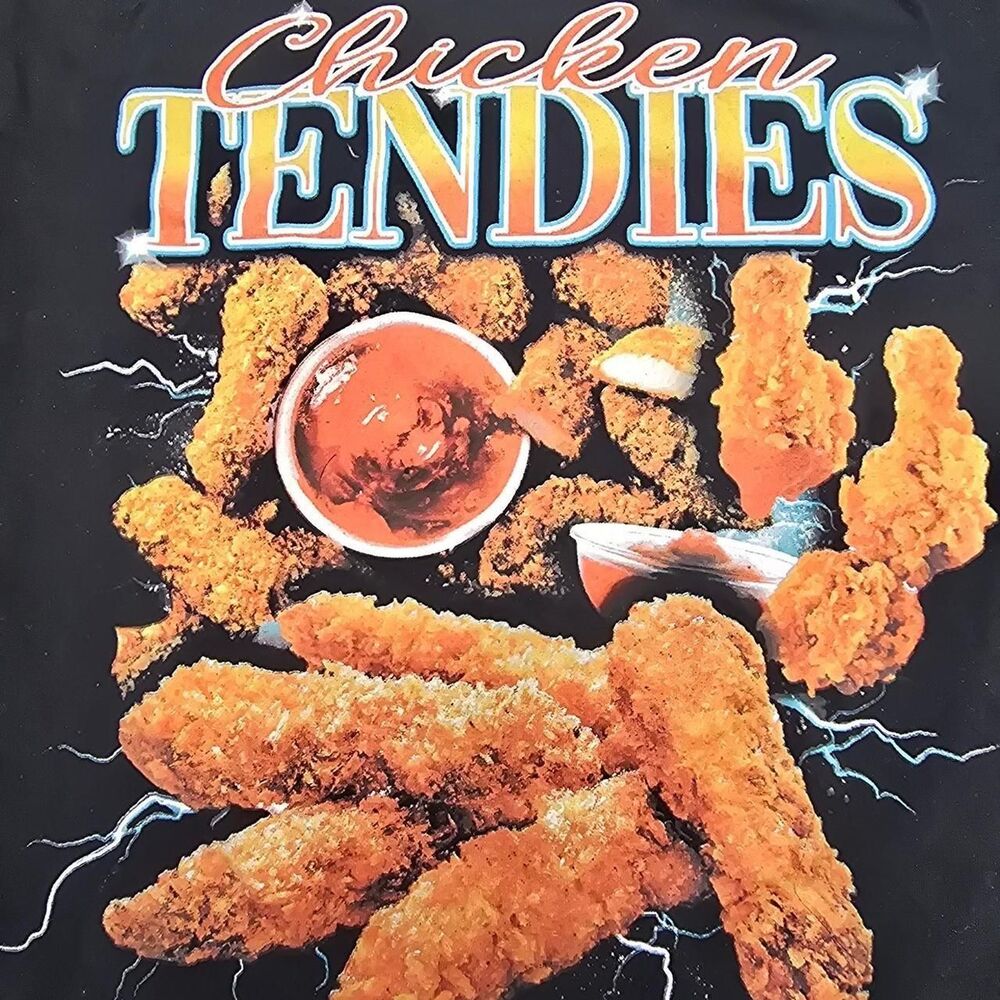 Chicken tendies Men's Size Medium graphic tee